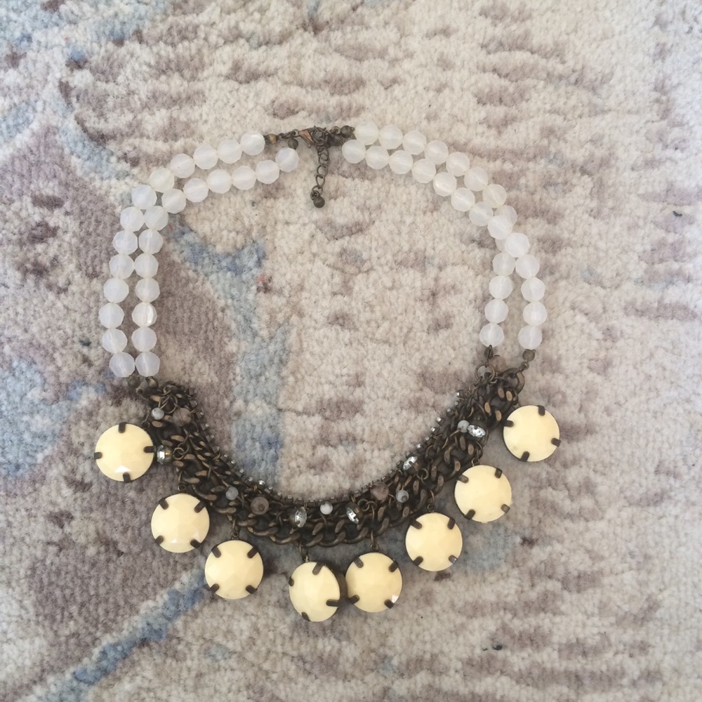 Urban Outfitters bead/chain mix statement necklace